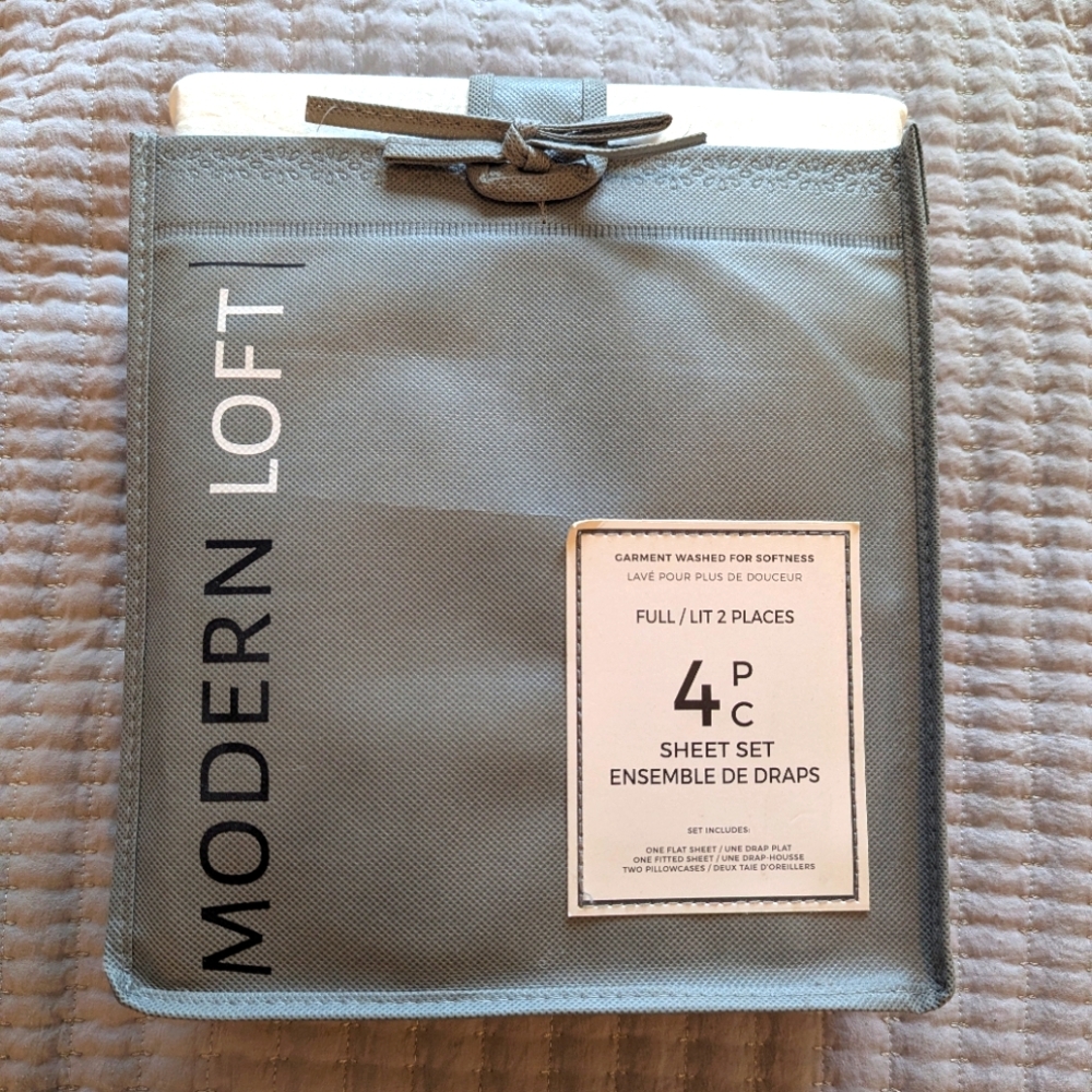 Full Size Sheet Set White